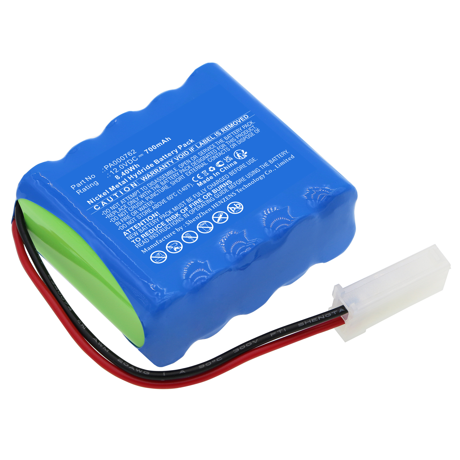 Synergy Digital Smart Home Battery, Compatible with Roma PA000762 Smart Home Battery (Ni-MH, 12V, 700mAh)