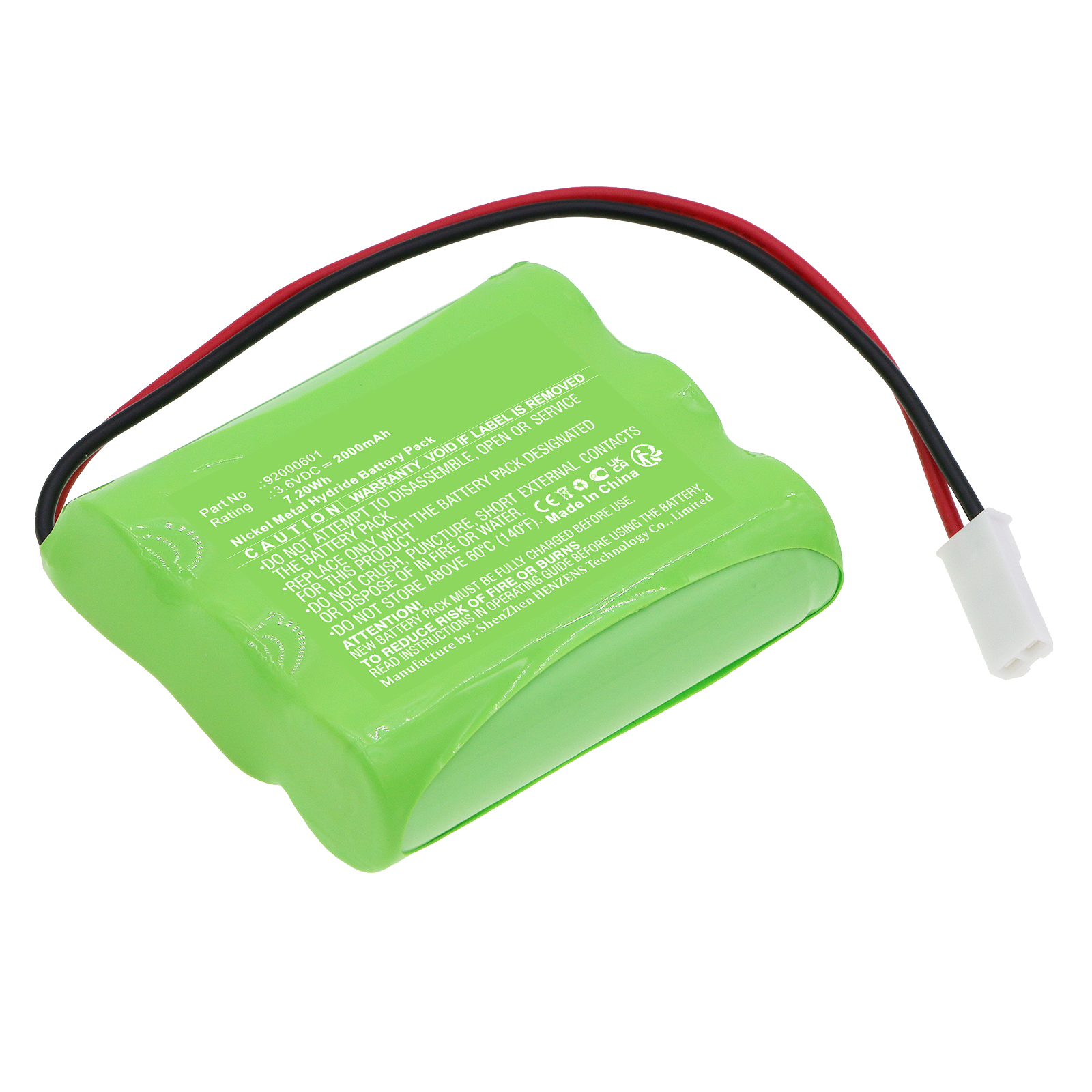 Synergy Digital Solar Battery, Compatible with DEE 92000601 Solar Battery (Ni-MH, 3.6V, 2000mAh)