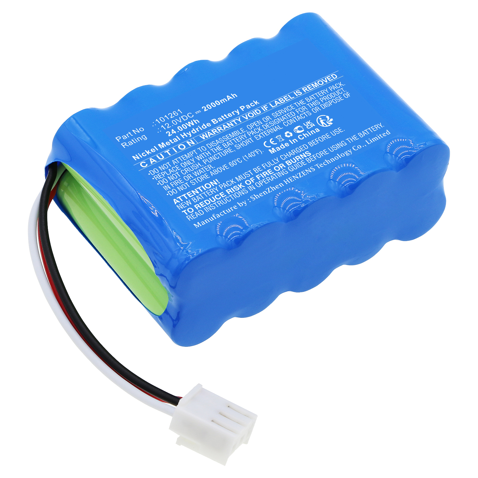 Synergy Digital Marine Safety & Flotation Devices Battery, Compatible with Navgard Bnwas 101261 Marine Safety & Flotation Devices Battery (Ni-MH, 12V, 2000mAh)