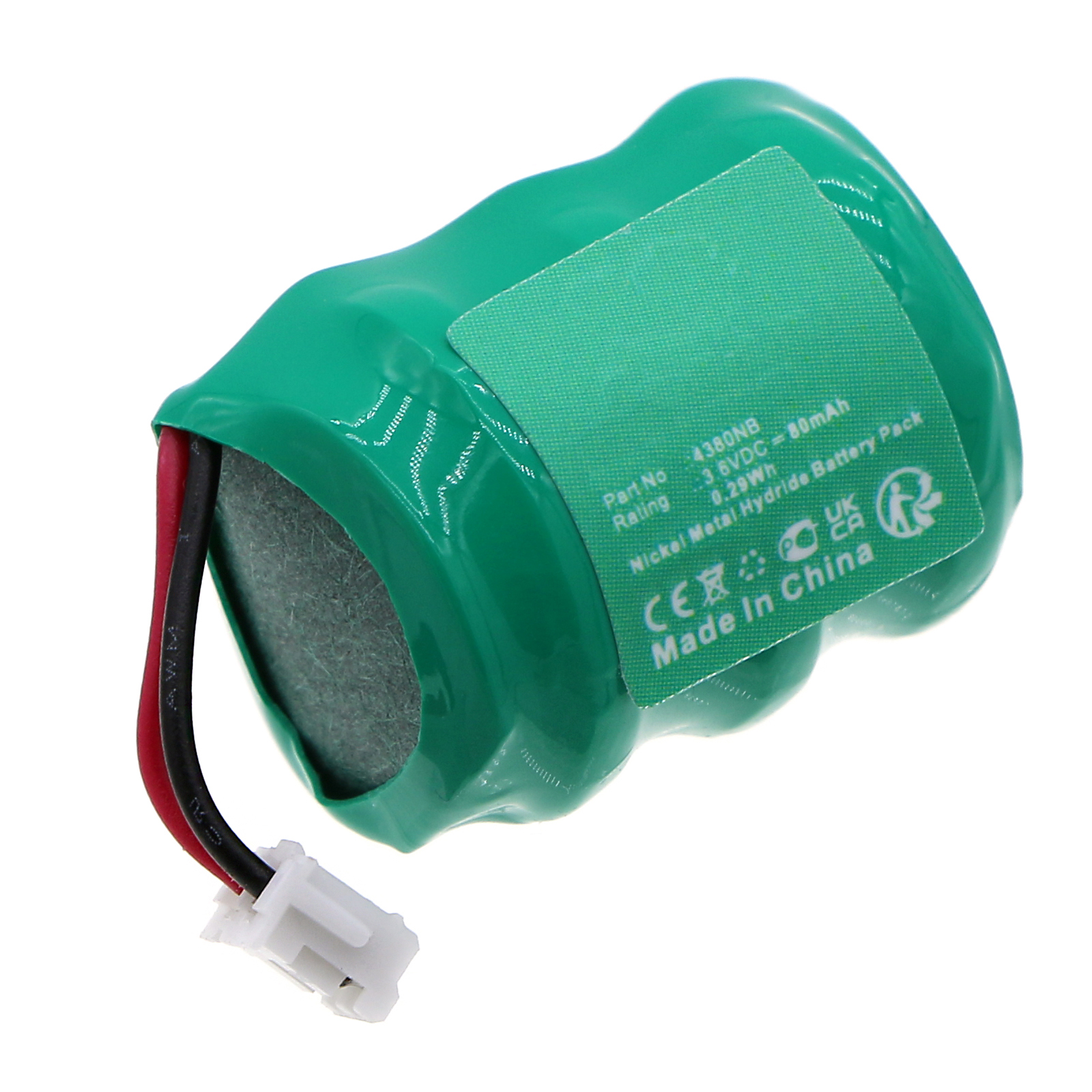 Synergy Digital Alarm System Battery, Compatible with Bticino 4380NB Alarm System Battery (Ni-MH, 3.6V, 80mAh)