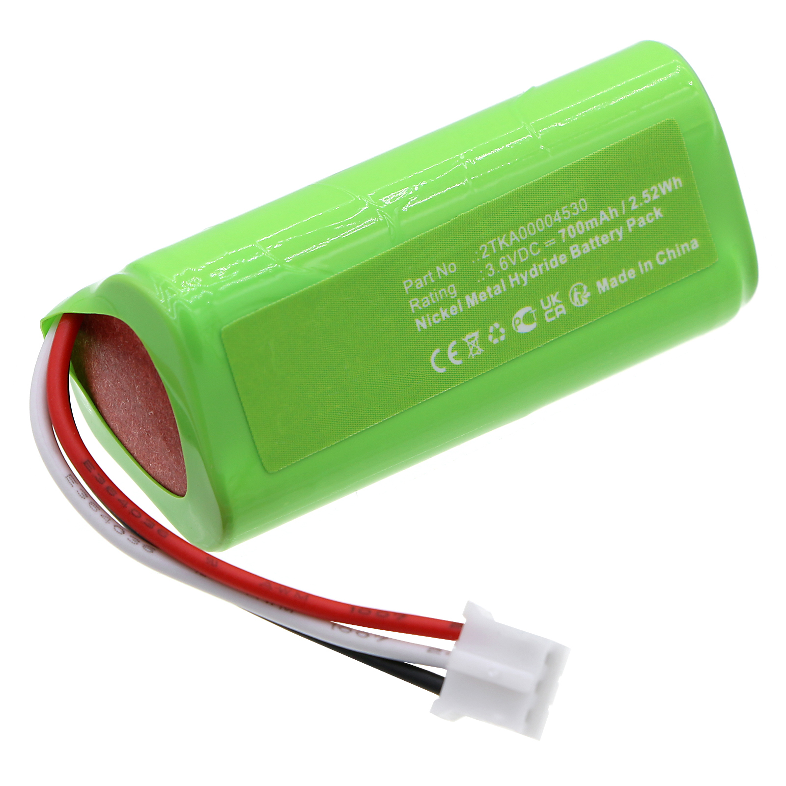 Synergy Digital Emergency Lighting Battery, Compatible with Busch-Jaeger 2TKA00004530 Emergency Lighting Battery (Ni-MH, 3.6V, 700mAh)