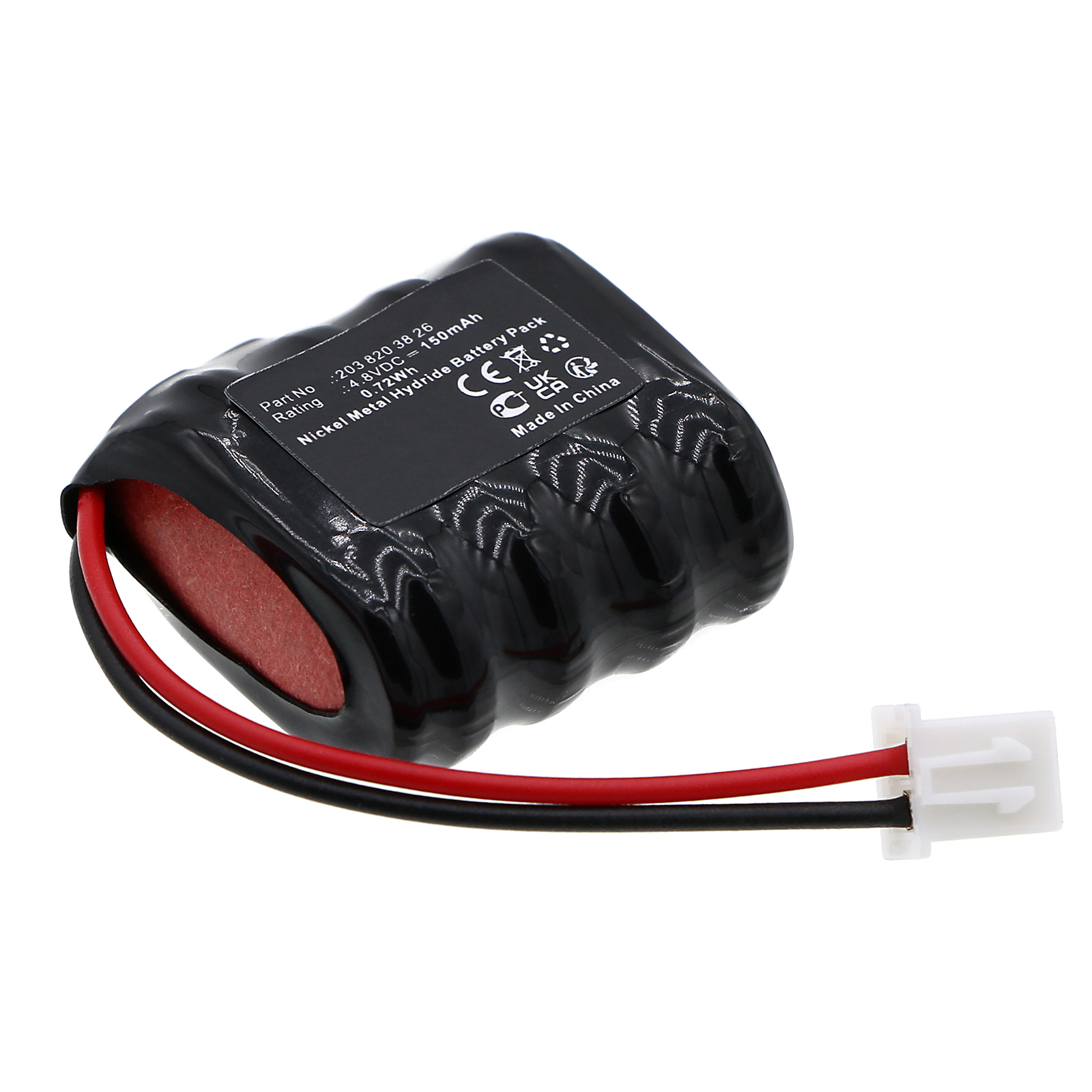 Synergy Digital Siren Alarm Battery, Compatible with Mercedes-Benz 203 820 38 26 Siren Alarm Battery (Ni-MH, 4.8V, 150mAh)