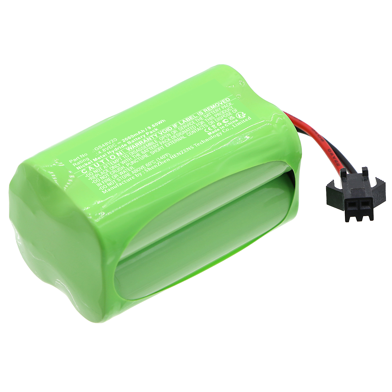 Synergy Digital Solar Battery, Compatible with Gama Sonic GS48V20 Solar Battery (Ni-MH, 4.8V, 2000mAh)