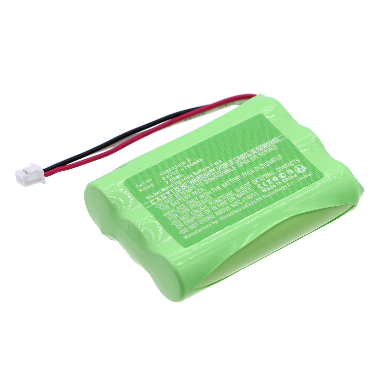 Synergy Digital Audio Battery, Compatible with Sony HNBAAA600-31 Audio Battery (Ni-MH, 3.6V, 700mAh)