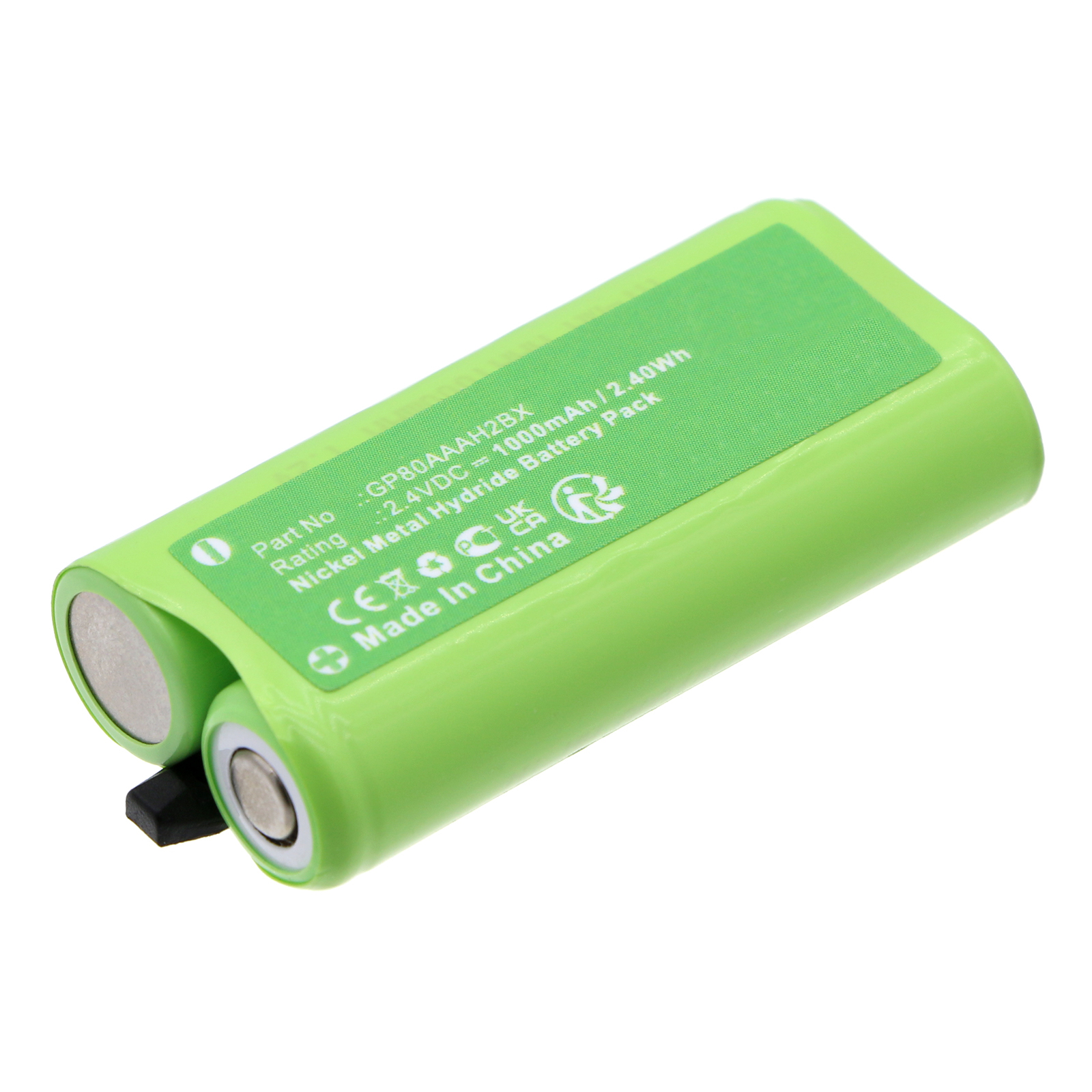 Synergy Digital Baby Monitor Battery, Compatible with Topcom GP80AAAH2BX Baby Monitor Battery (Ni-MH, 2.4V, 1000mAh)