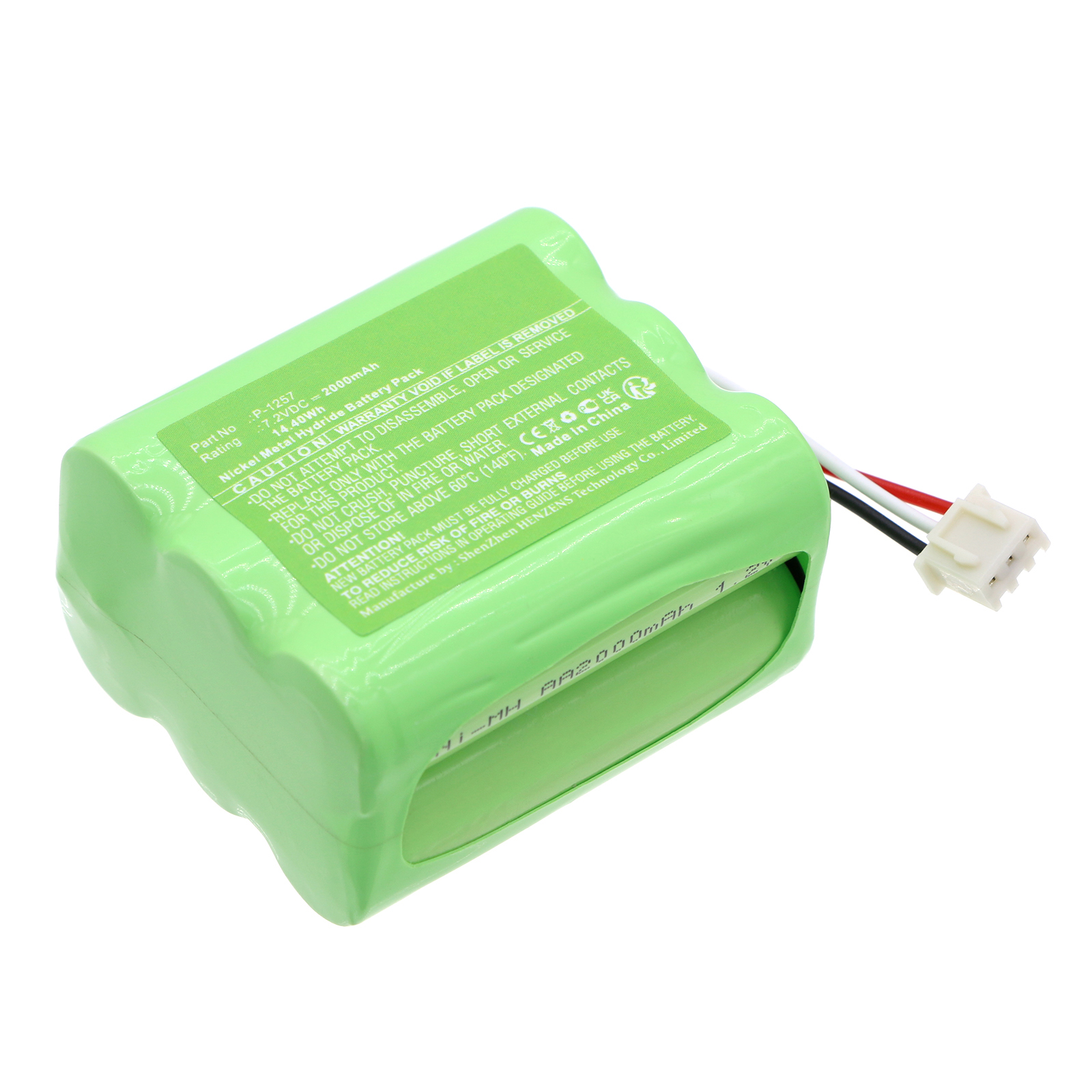 Synergy Digital Cash Register Battery, Compatible with EURO-500 P-1257 Cash Register Battery (Ni-MH, 7.2V, 2000mAh)