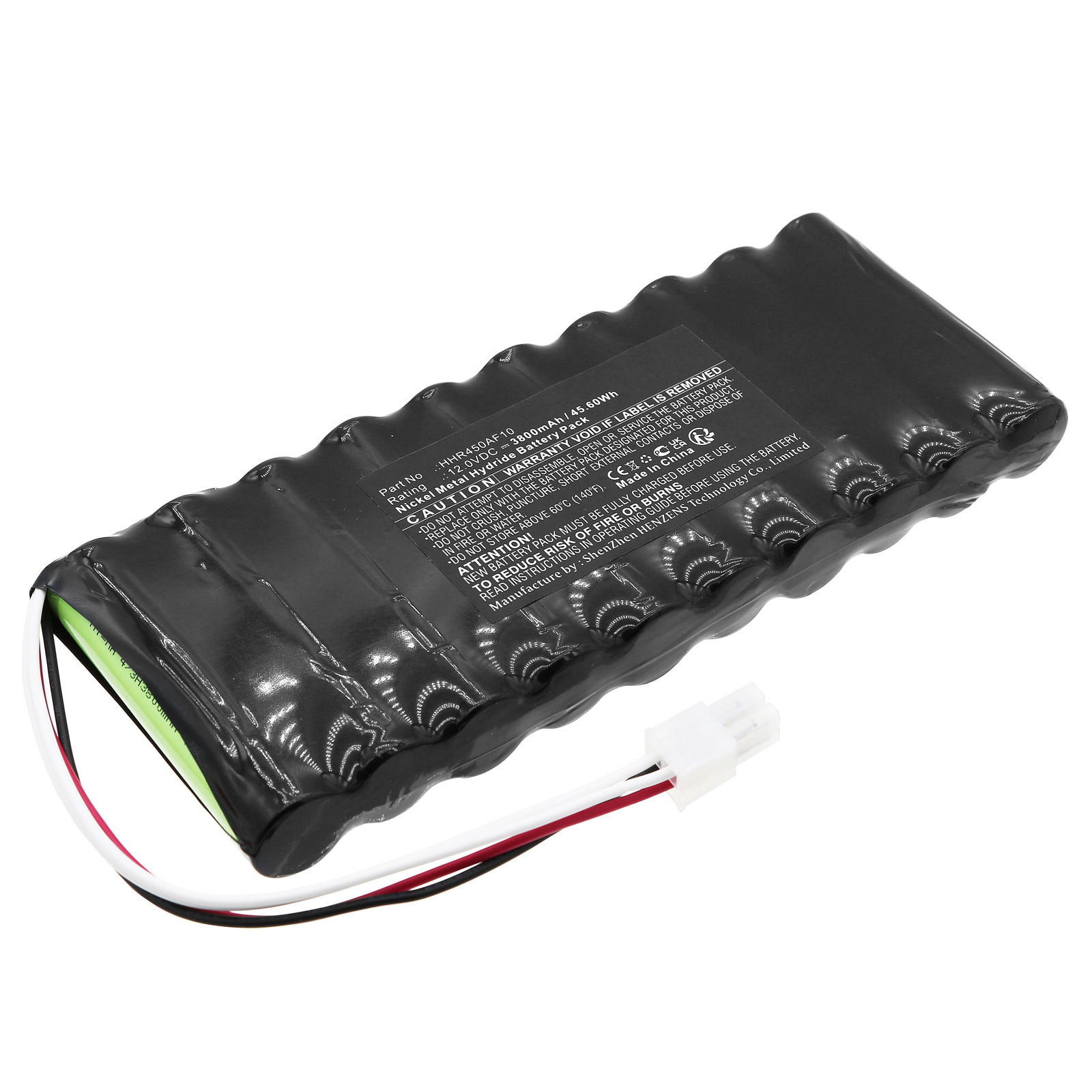 Synergy Digital Equipment Battery, Compatible with VAROS HHR450AF10 Equipment Battery (Ni-MH, 12V, 3800mAh)