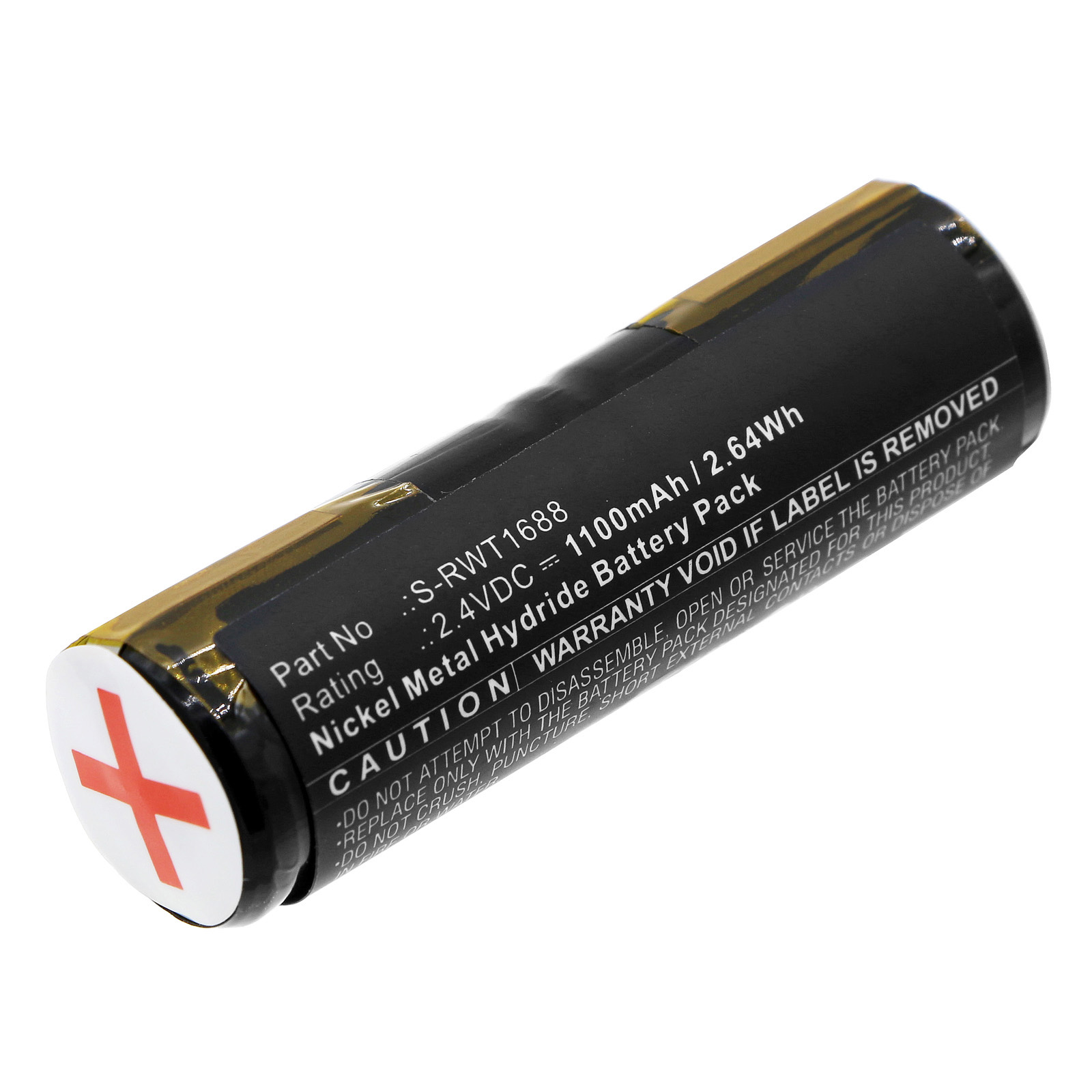 Synergy Digital Shaver Battery, Compatible with Braun RS-MH 3941 Shaver Battery (Ni-MH, 2.4V, 1100mAh)