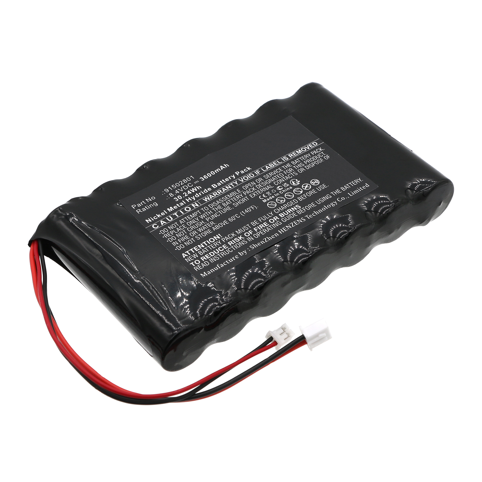Synergy Digital Equipment Battery, Compatible with Technisat 91502801 Equipment Battery (Ni-MH, 8.4V, 3600mAh)