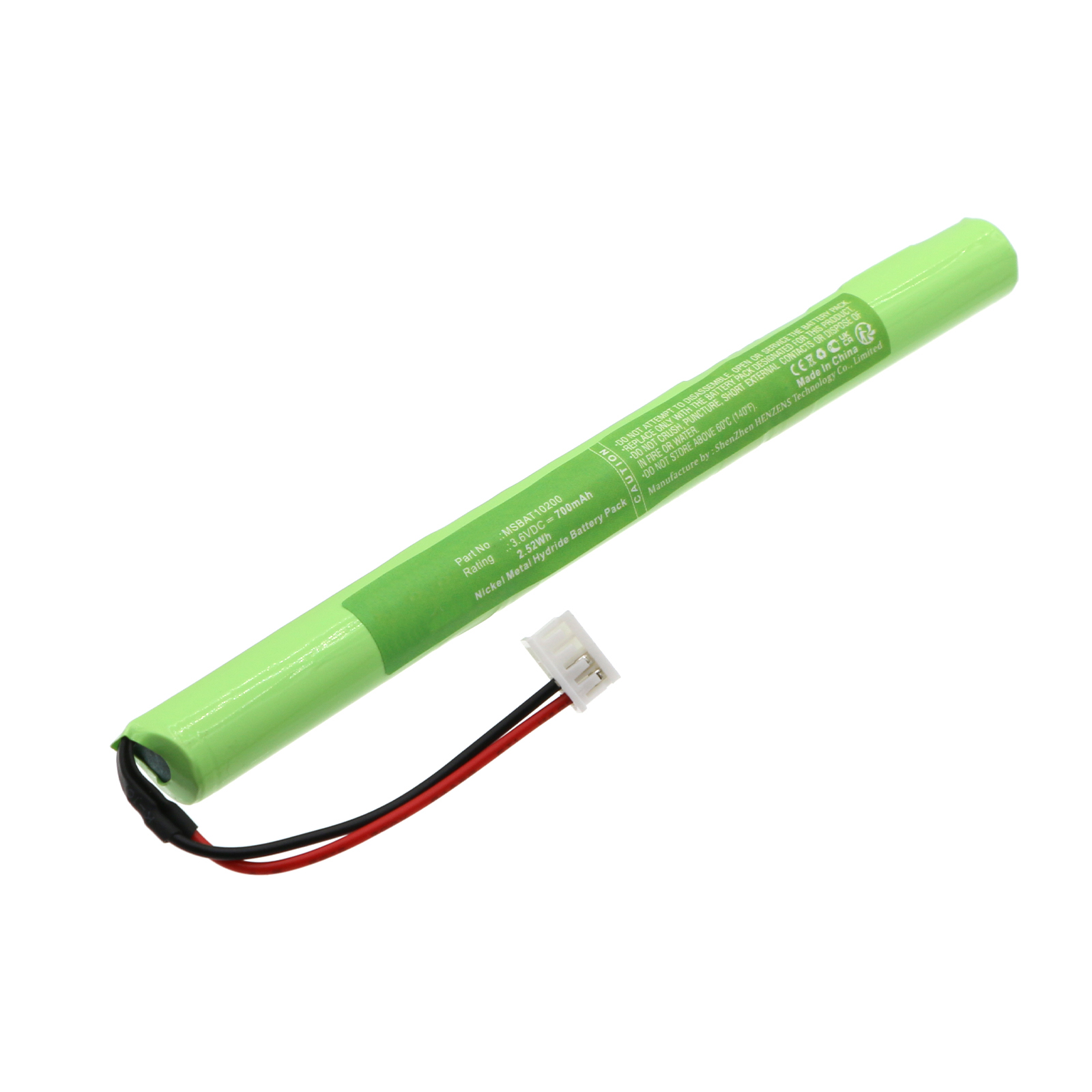 Synergy Digital PLC Battery, Compatible with Johnson Controls MS-BAT1020-0 PLC Battery (Ni-MH, 3.6V, 700mAh)