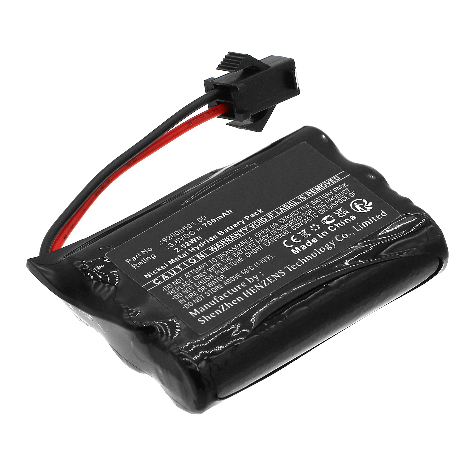 Synergy Digital Solar Battery, Compatible with Esotec 92000501.00 Solar Battery (Ni-MH, 3.6V, 700mAh)