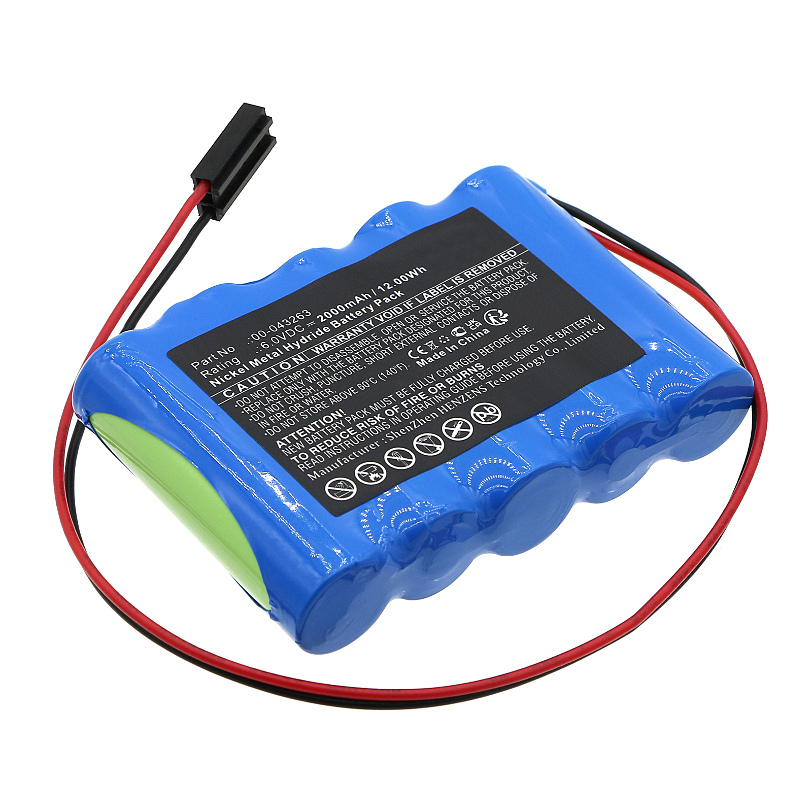 Synergy Digital Digital Scale Battery, Compatible with Hobart Quantum 00-042156 Digital Scale Battery (Ni-MH, 6V, 2000mAh)