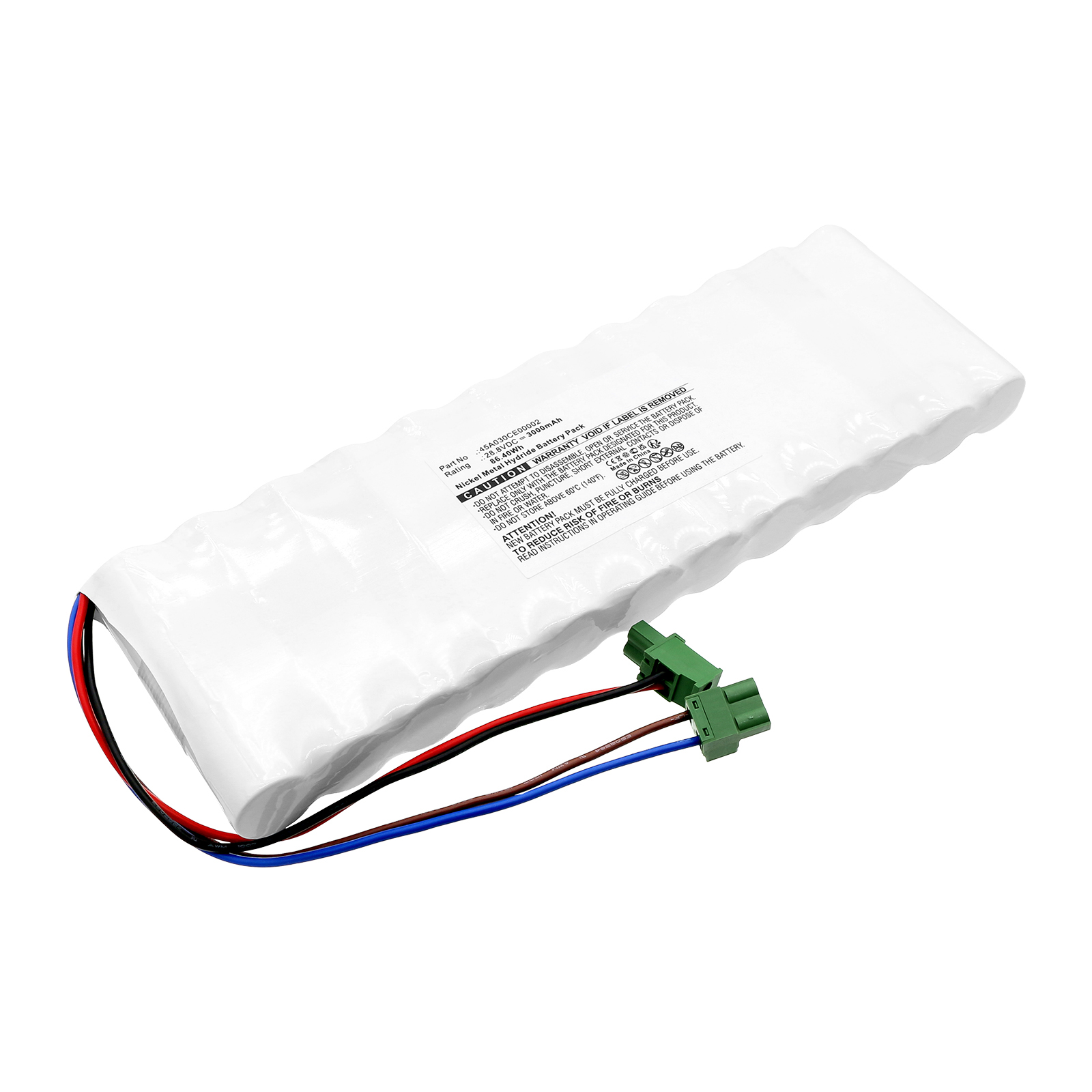 Synergy Digital Automatic Doors Battery, Compatible with ASSA ABLOY 45A030CE00002 Automatic Doors Battery (Ni-MH, 28.8V, 3000mAh)