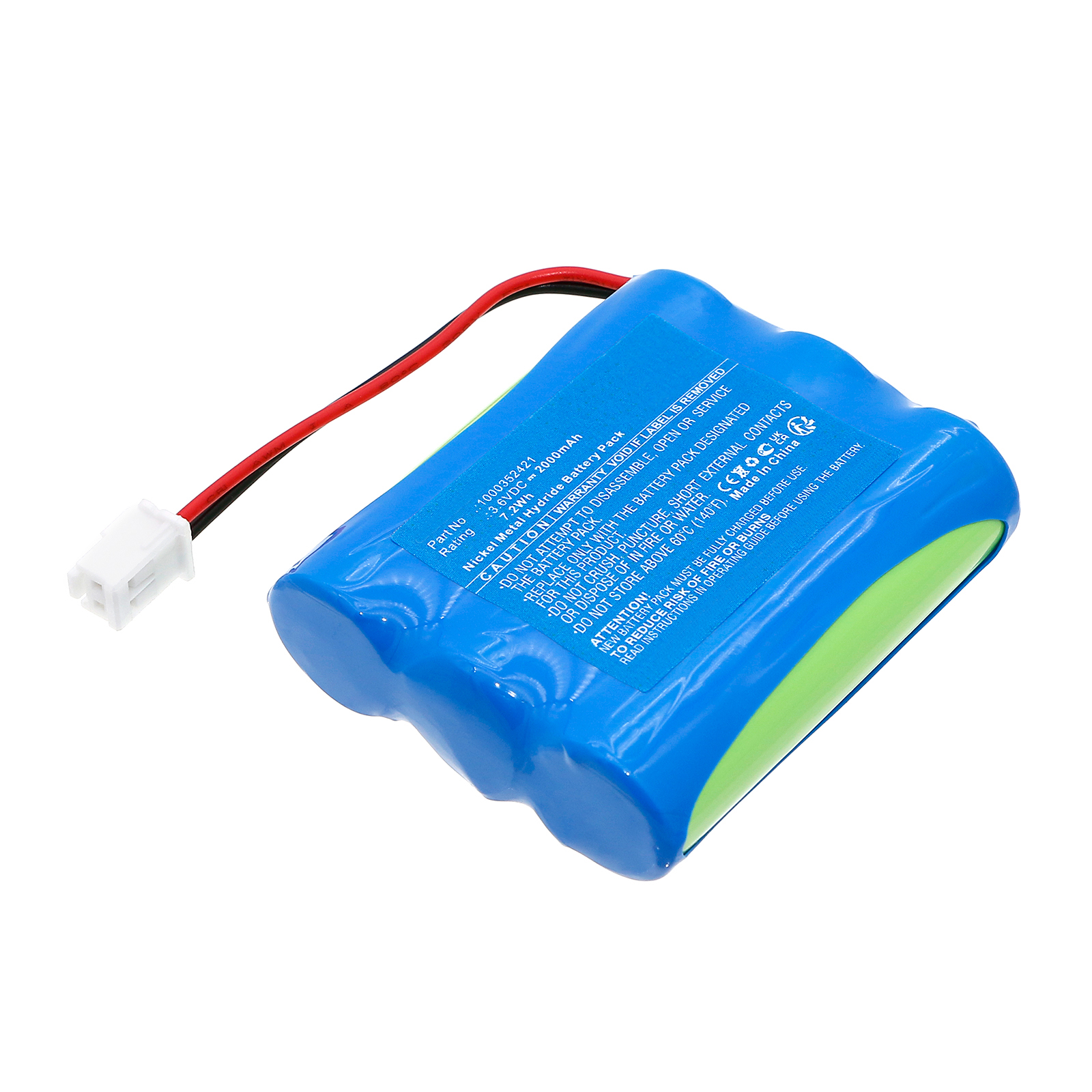 Synergy Digital Equipment Battery, Compatible with Matrix 1000352421 Equipment Battery (Ni-MH, 3.6V, 2000mAh)