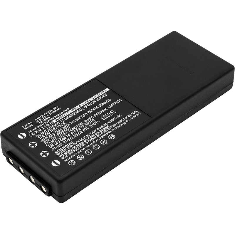 Synergy Digital Battery Compatible With HBC BA210 Replacement Battery - (Ni-MH, 6V, 2000 mAh)