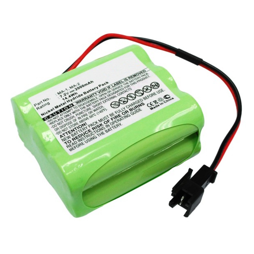 Synergy Digital Battery Compatible With Tivoli iPAL MA-1 Replacement Battery - (Ni-MH, 7.2V, 2000 mAh)