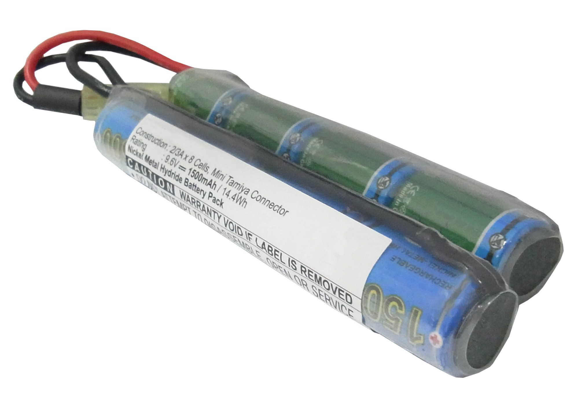 Synergy Digital Battery Compatible With Airsoft Guns M4A1-RIS Replacement Battery - (Ni-MH, 9.6V, 1500 mAh)