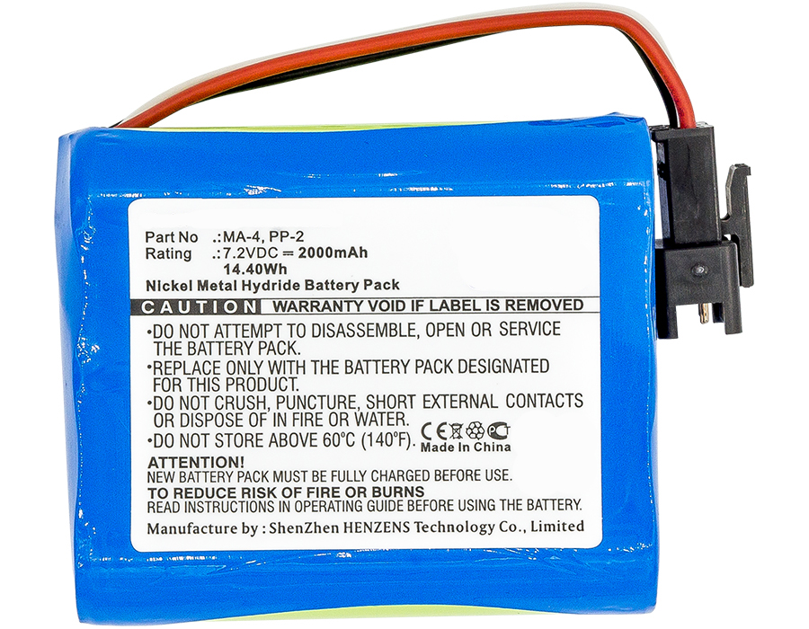 Synergy Digital DAB Digital Battery, Compatible with TEAC BP-R1 DAB Digital Battery (Ni-MH, 7.2V, 2000mAh)