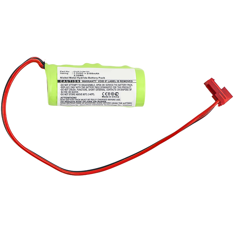 Synergy Digital Emergency Lighting Battery, Compatiable with Lithonia 009S00-MZ, BCN1100WP, CUSTOM-33, CUSTOM-51, ELB-1210N, ELB-1P201N, ELB-1P201N2, ELB-1P201NB, ELB-1P21P2N, ELB-1P2901N, G0931052, G0932924, KR1100AEL-WL, LQMSW3R12277ELW Emergency Lighting Battery (1.2V, Ni-MH, 2100mAh)