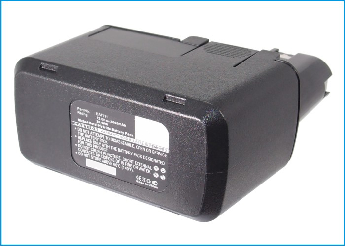 Synergy Digital Power Tool Battery, Compatiable with BERNER  Power Tool Battery (12V, Ni-MH, 3000mAh)