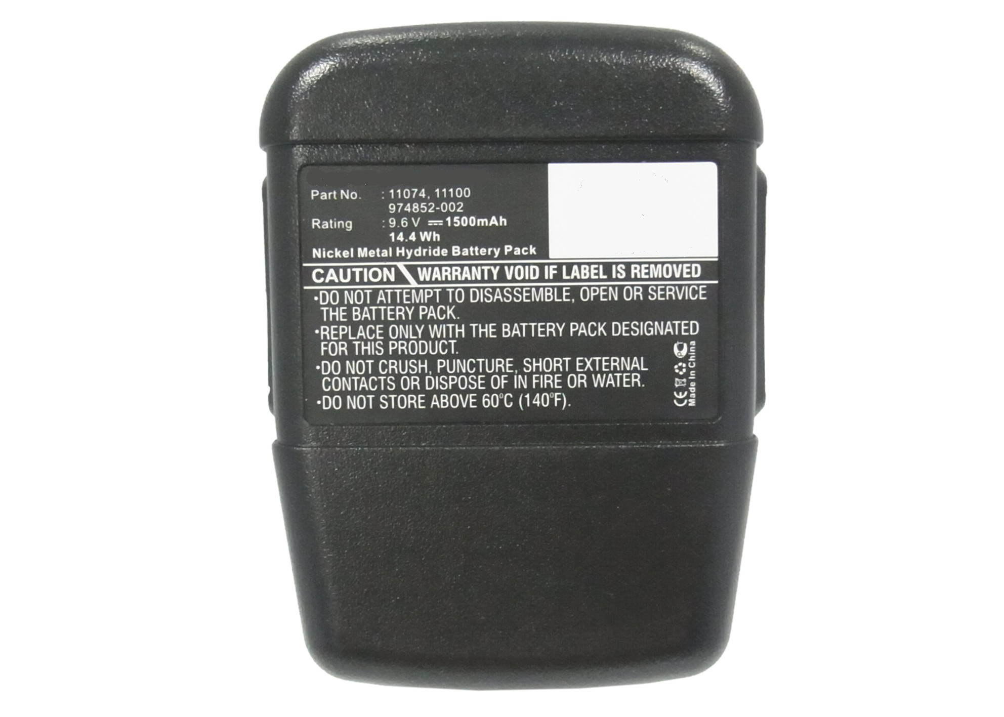 Synergy Digital Power Tool Battery, Compatiable with Craftsman 11074, 11100, 974852-002 Power Tool Battery (9.6V, Ni-MH, 1500mAh)
