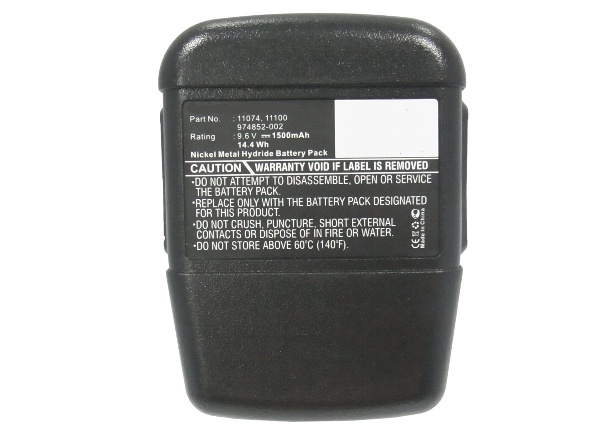 Synergy Digital Power Tool Battery, Compatible with Craftsman 11074 Power Tool Battery (Ni-MH, 9.6V, 1500mAh)