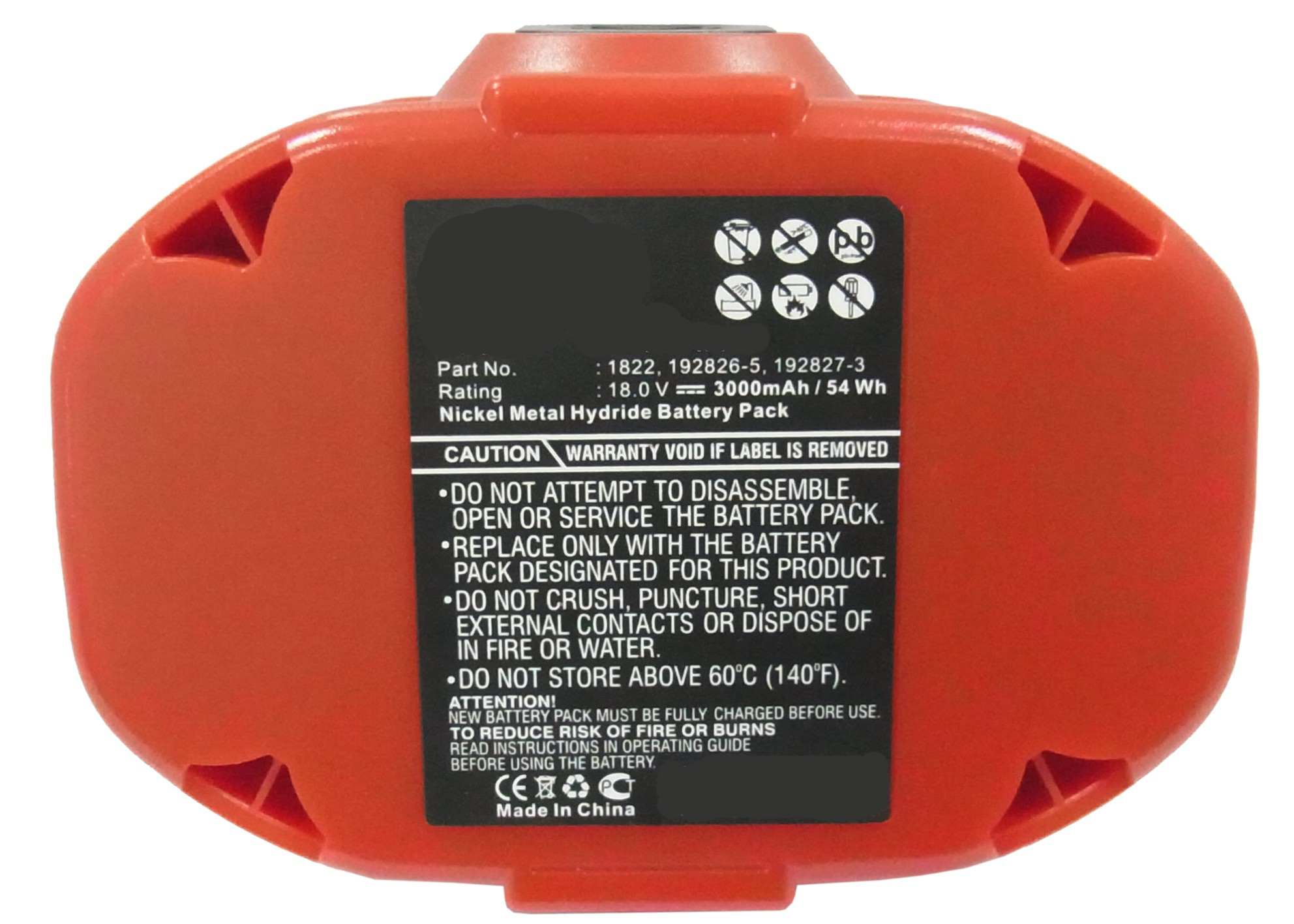 Synergy Digital Power Tool Battery, Compatible with Makita 1822 Power Tool Battery (Ni-MH, 18V, 3000mAh)
