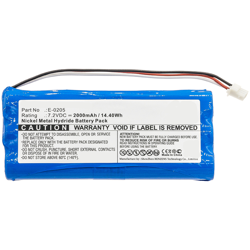Synergy Digital Survey GPS Battery, Compatible with AAronia E-0205 Survey GPS Battery (7.2V, Ni-MH, 2000mAh)