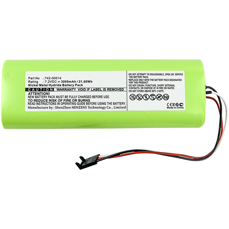 Synergy Digital Survey GPS Battery, Compatiable with Applied Instruments 742-00014, SM-72330-3P Survey GPS Battery (7.2V, Ni-MH, 3000mAh)