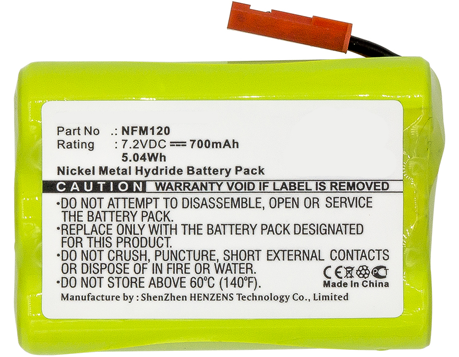 Synergy Digital Survey GPS Battery, Compatible with Fluke NFM120 Survey GPS Battery (7.2V, Ni-MH, 700mAh)
