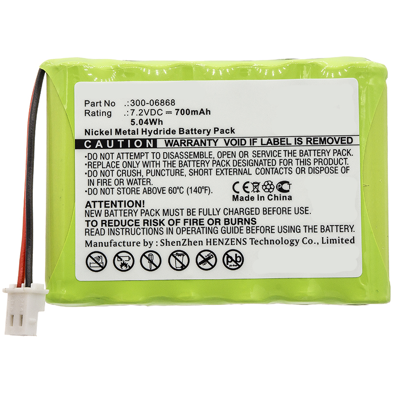 Synergy Digital Alarm System Battery, Compatiable with Honeywell 300-06868 Alarm System Battery (7.2V, Ni-MH, 700mAh)