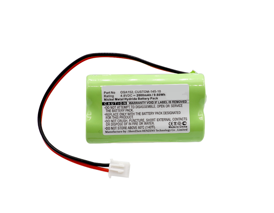 Synergy Digital Emergency Lighting Battery, Compatiable with Lithonia CUSTOM-145-10, OSA152 Emergency Lighting Battery (4.8V, Ni-MH, 2000mAh)