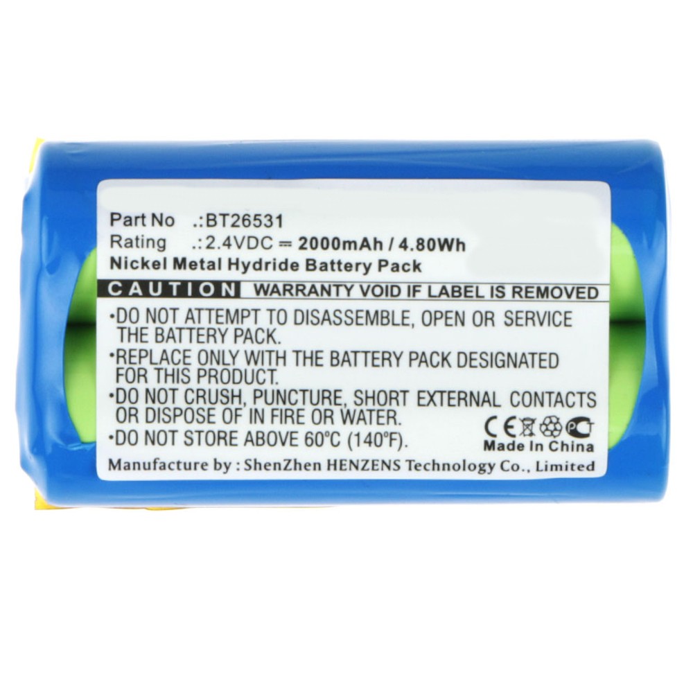 Synergy Digital Medical Battery, Compatible with BrandTech accu-jet, accu-jet pipette controllers Medical Battery (2.4V, Ni-MH, 2000mAh)