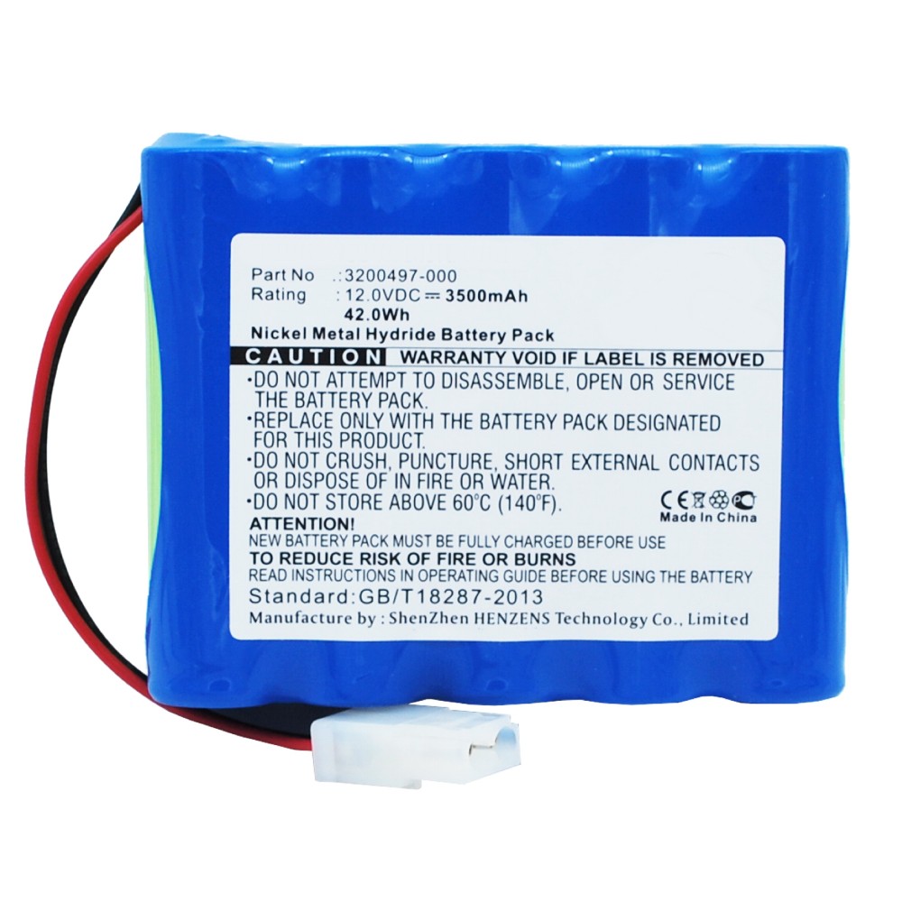 Synergy Digital Medical Battery, Compatible with Carefusion 16048 Ventilator, Ventilator Medical Battery (12, Ni-MH, 3500mAh)