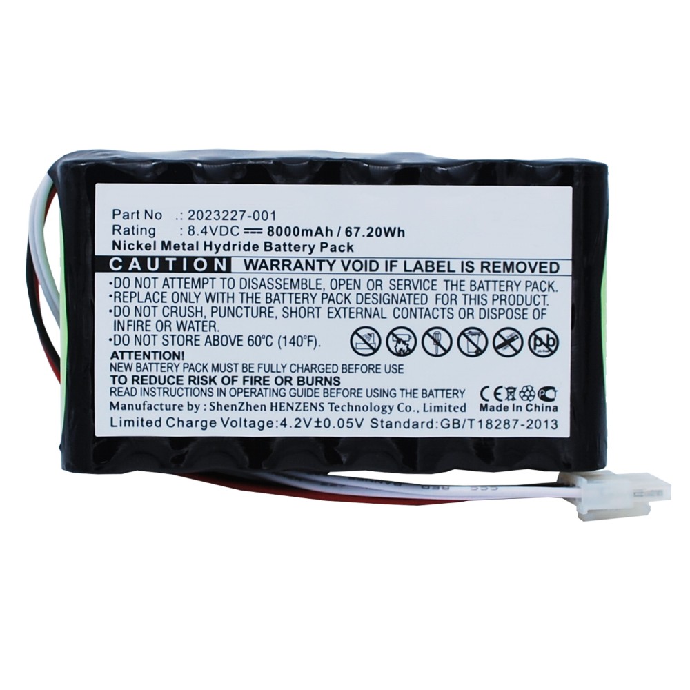 Synergy Digital Medical Battery, Compatible with GE AMED2250, Dash 2500, Moniteur Dash 2500 Medical Battery (8.4, Ni-MH, 8000mAh)