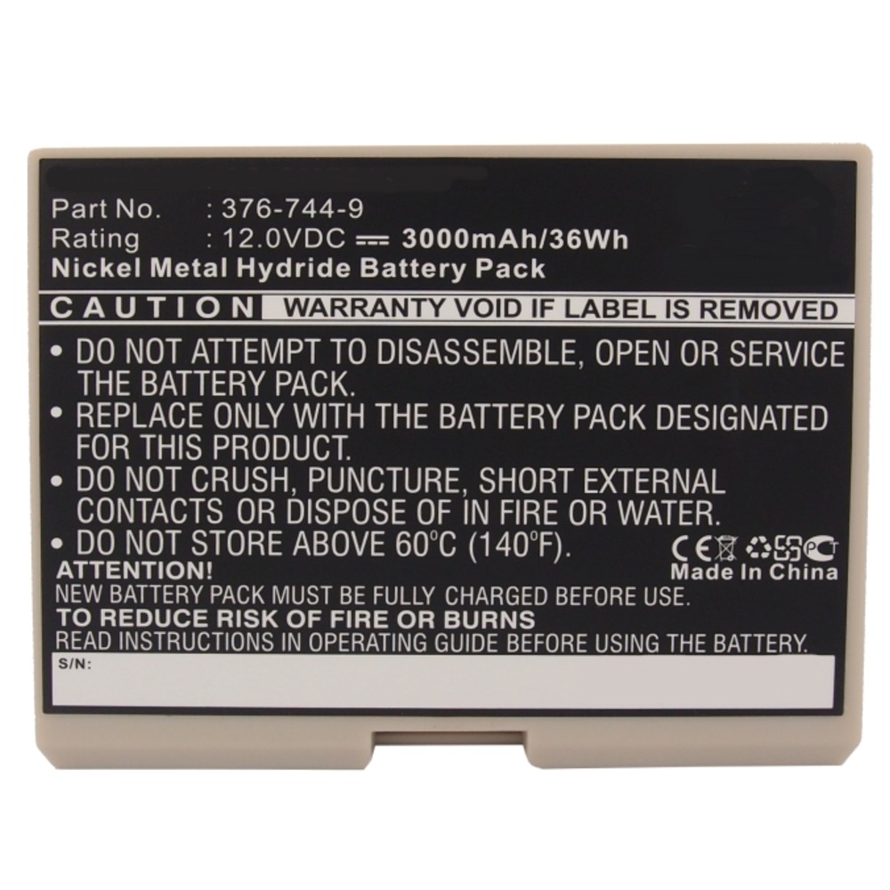 Synergy Digital Medical Battery, Compatible with GE CardioServ, Hellige Defibrillator, SCP-913, SCP-915, SCP-922 Medical Battery (12, Ni-MH, 3000mAh)