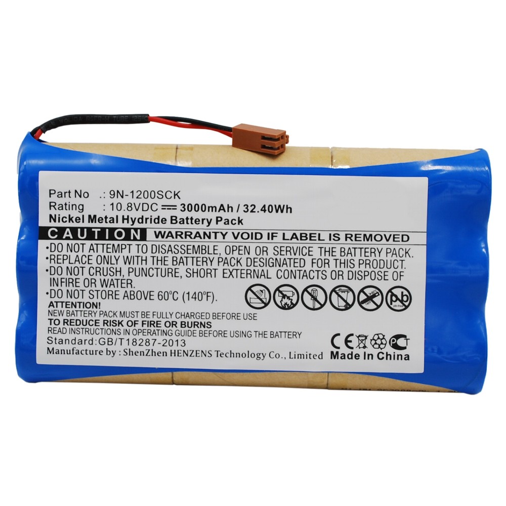 Synergy Digital Medical Battery, Compatible with JMS Infusion Pump OT-701, OT-701 Medical Battery (10.8, Ni-MH, 3000mAh)