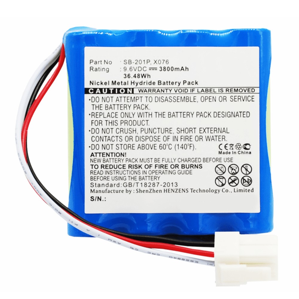 Synergy Digital Medical Battery, Compatible with Nihon Kohden PVM-2700, PVM-2701, PVM-2703 Medical Battery (9.6, Ni-MH, 3800mAh)