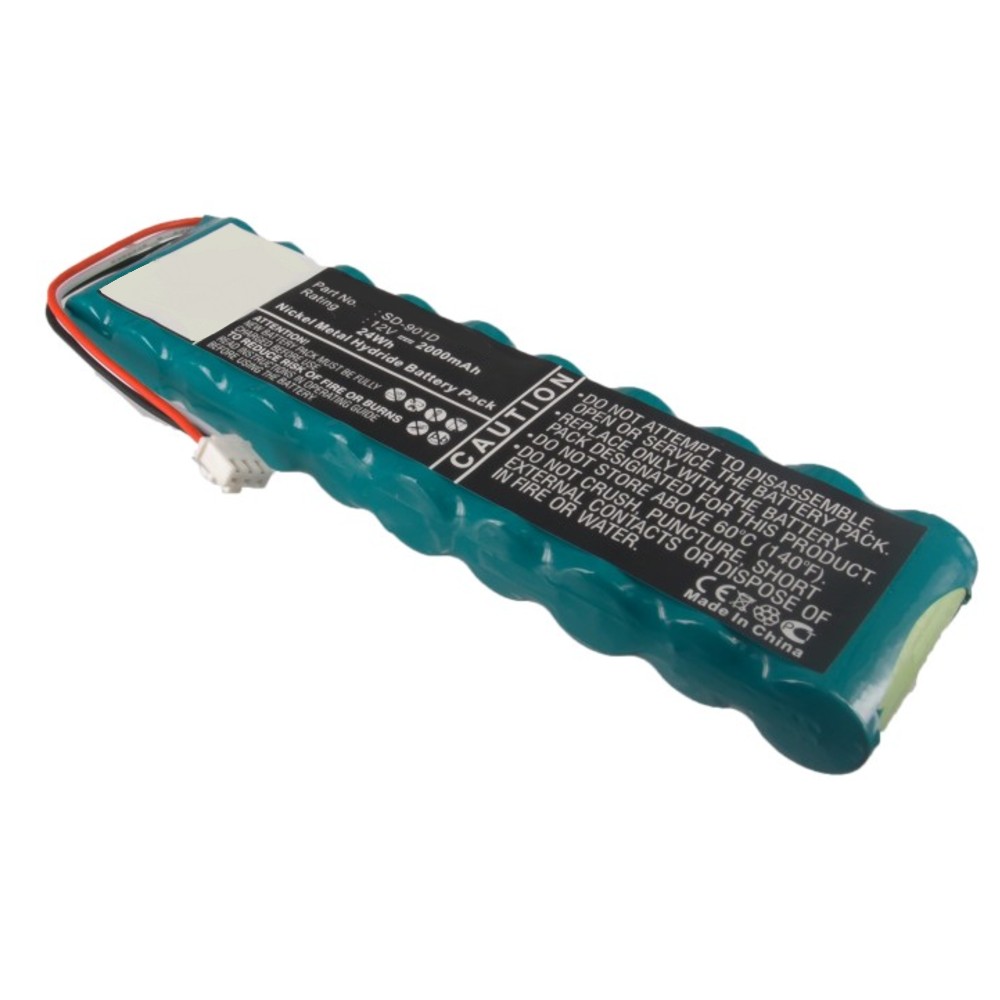 Synergy Digital Medical Battery, Compatible with Nihon Kohden 6511, 9130P, 9620P, ECG Cardiofax 1250, ECG Cardiofax 9620, ECG Cardiofax 9629, ECG-1150, ECG-1250, ECG-1250A, ECG-1250C, ECG-1250P, ECG-1950, ECG-6915E, ECG-6951d, ECG-6951E, ECG-9620, ECG-9620P, SB-901D Medical Battery (12, Ni-MH, 2000mAh)