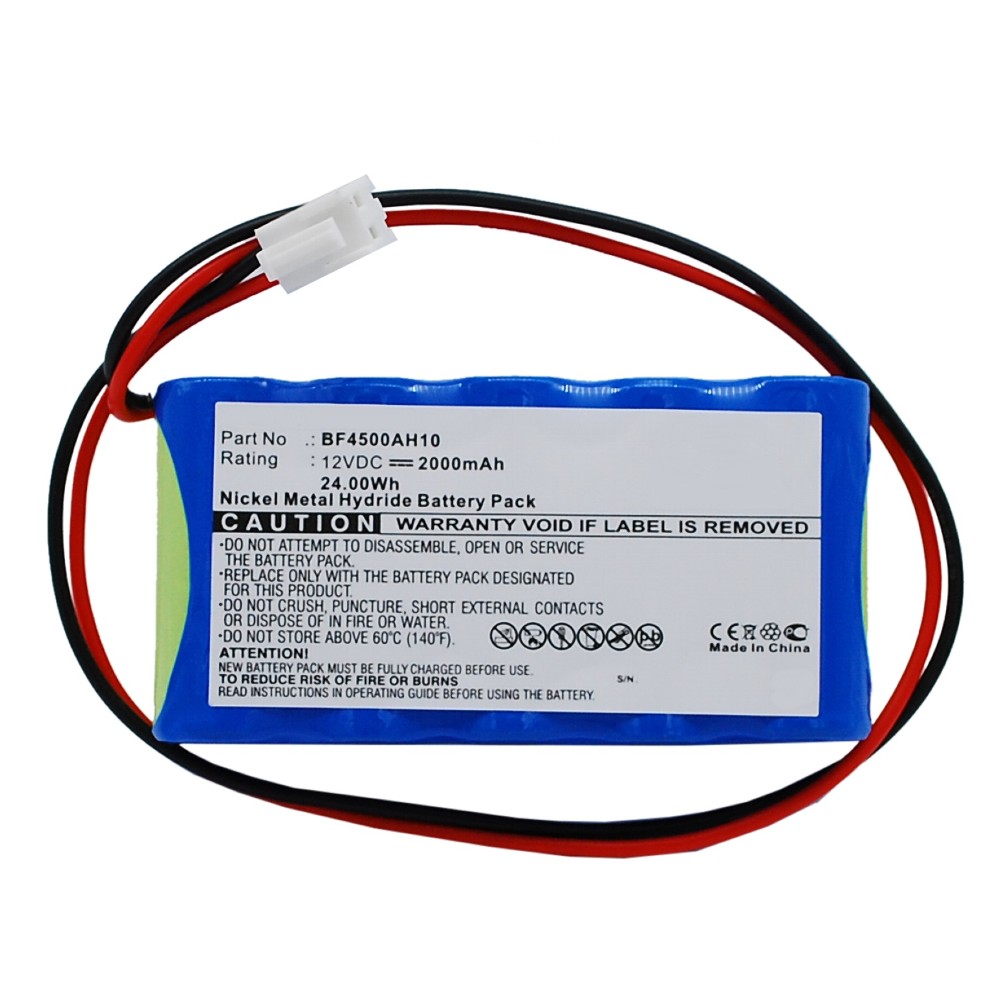 Synergy Digital Medical Battery, Compatible with OSEN ECG-8110, ECG-8110A Medical Battery (12, Ni-MH, 2000mAh)