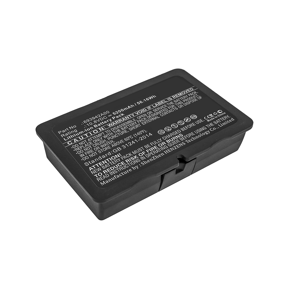 Synergy Digital Equipment Battery, Compatible with Chauvin Arnoux 693942A00 Equipment Battery (Li-ion, 10.8V, 5200mAh)