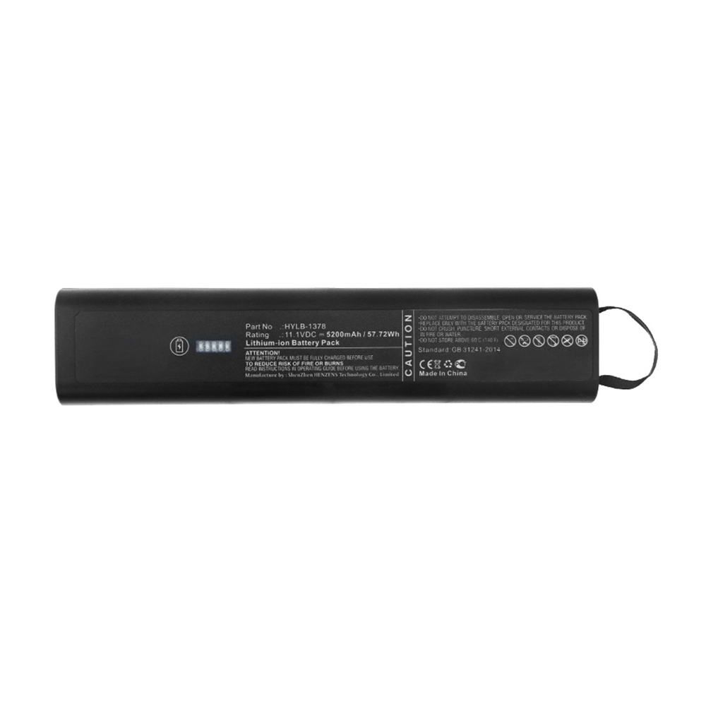 Synergy Digital Equipment Battery, Compatible with Deviser HYLB-1378 Equipment Battery (Li-ion, 11.1V, 5200mAh)