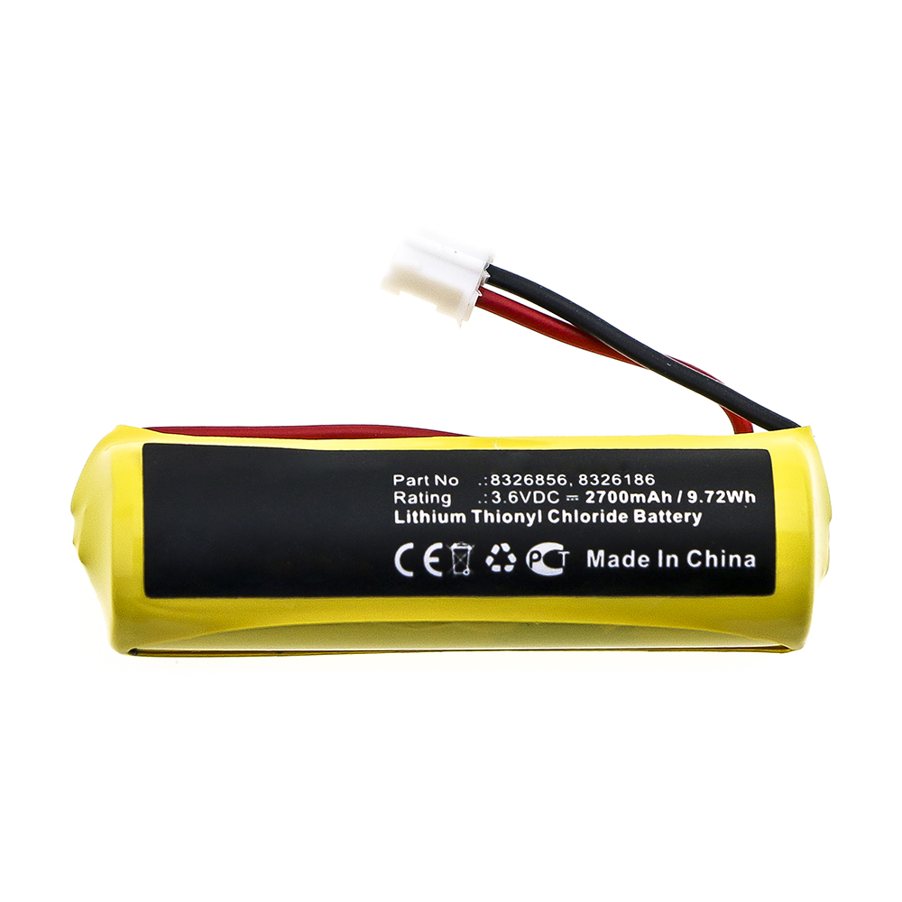 Synergy Digital Equipment Battery, Compatible with Drager 8326186, 8326856 Equipment Battery (Li-SOCl2, 3.6V, 2700mAh)