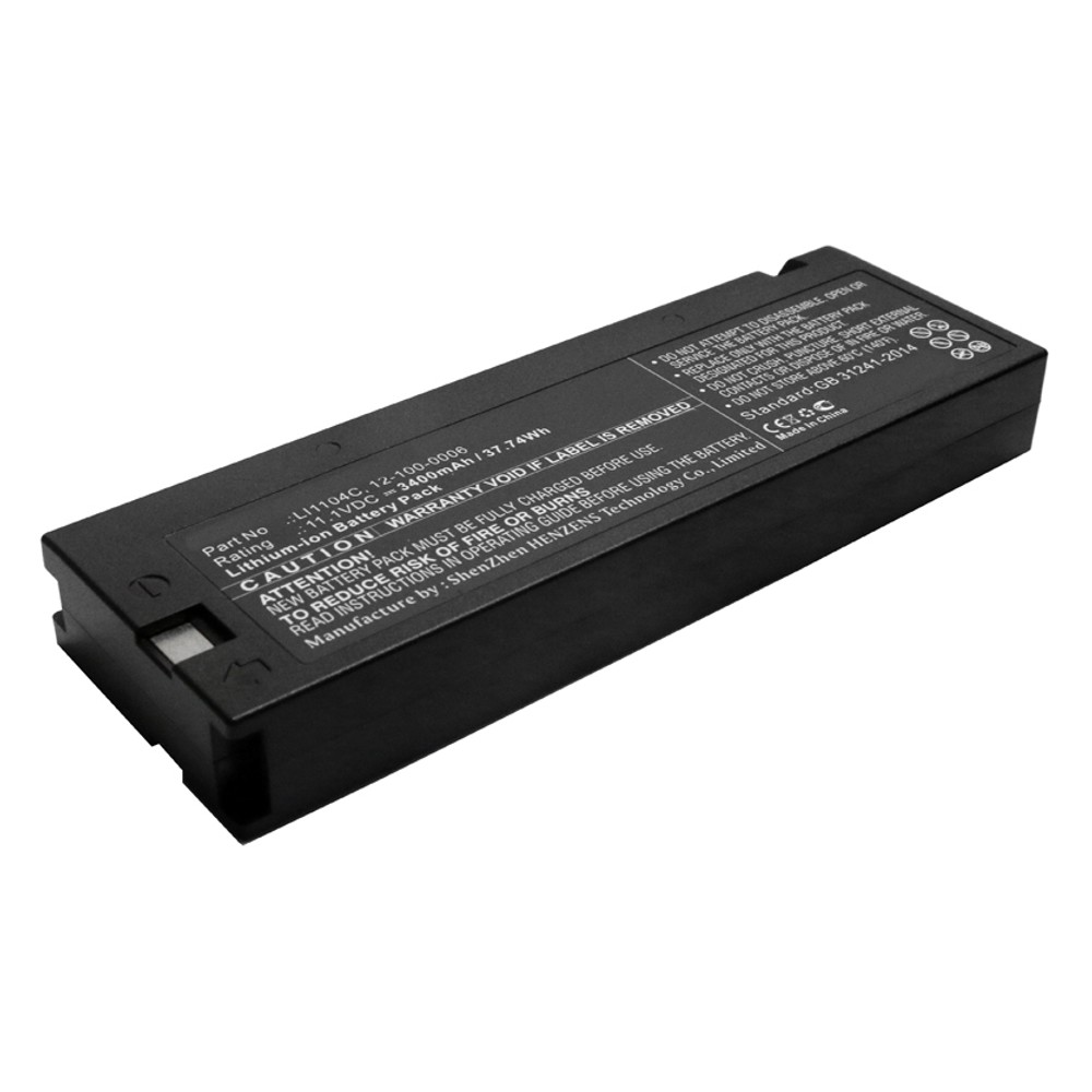 Synergy Digital Medical Battery, Compatible with Biolight 12-100-0006, LI1104C Medical Battery (Li-ion, 11.1V, 3400mAh)