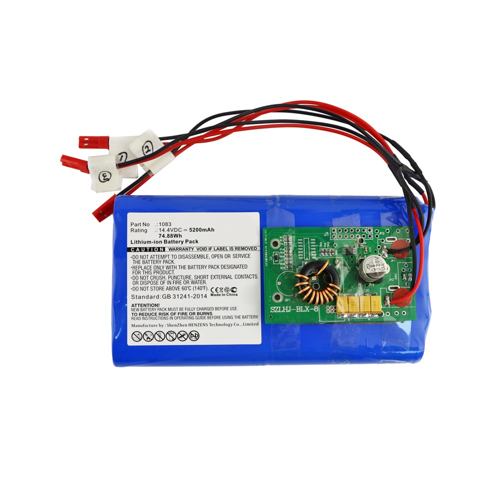 Synergy Digital Medical Battery, Compatible with CareStream 1083 Medical Battery (Li-ion, 14.4V, 5200mAh)