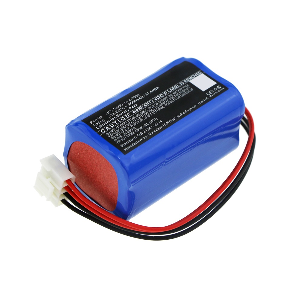 Synergy Digital Medical Battery, Compatible with Carewell HX-18650-14.4-2000 Medical Battery (Li-ion, 14.4V, 2600mAh)