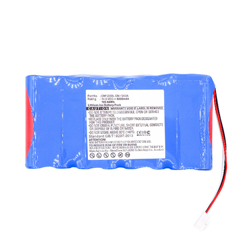 Synergy Digital Medical Battery, Compatible with COMEN CM1200A, CM-1200A Medical Battery (Li-ion, 14.8V, 6800mAh)