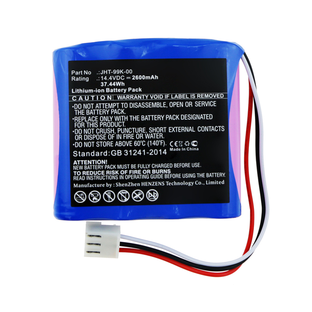 Synergy Digital Medical Battery, Compatible with COMEN JHT-99K-00 Medical Battery (Li-ion, 14.4V, 2600mAh)
