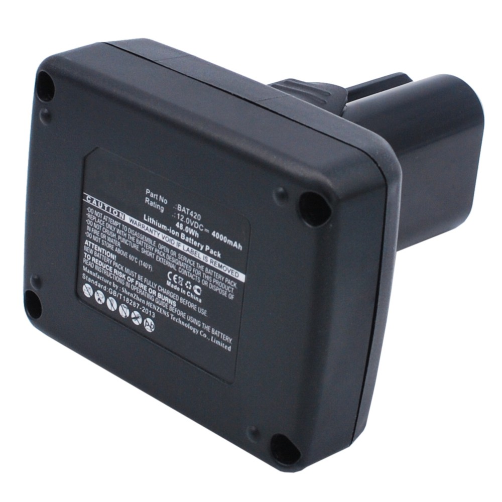 Synergy Digital Power Tool Battery, Compatible with Bosch BAT412, BAT414, BAT420 Power Tool Battery (Li-ion, 12V, 4000mAh)