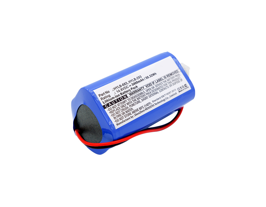 Synergy Digital Medical Battery, Compatible with Biocare HYLB-293, HYLB-683 Medical Battery (14.8V, Li-ion, 3400mAh)